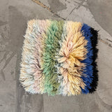 3x3 Square Shag Colorful Stripe