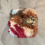 3x3 Square Shag Brown
